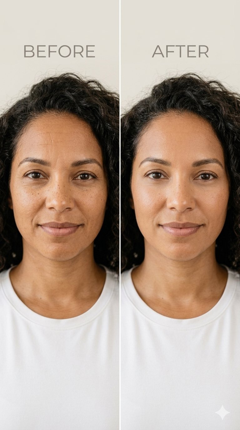 Before and after results